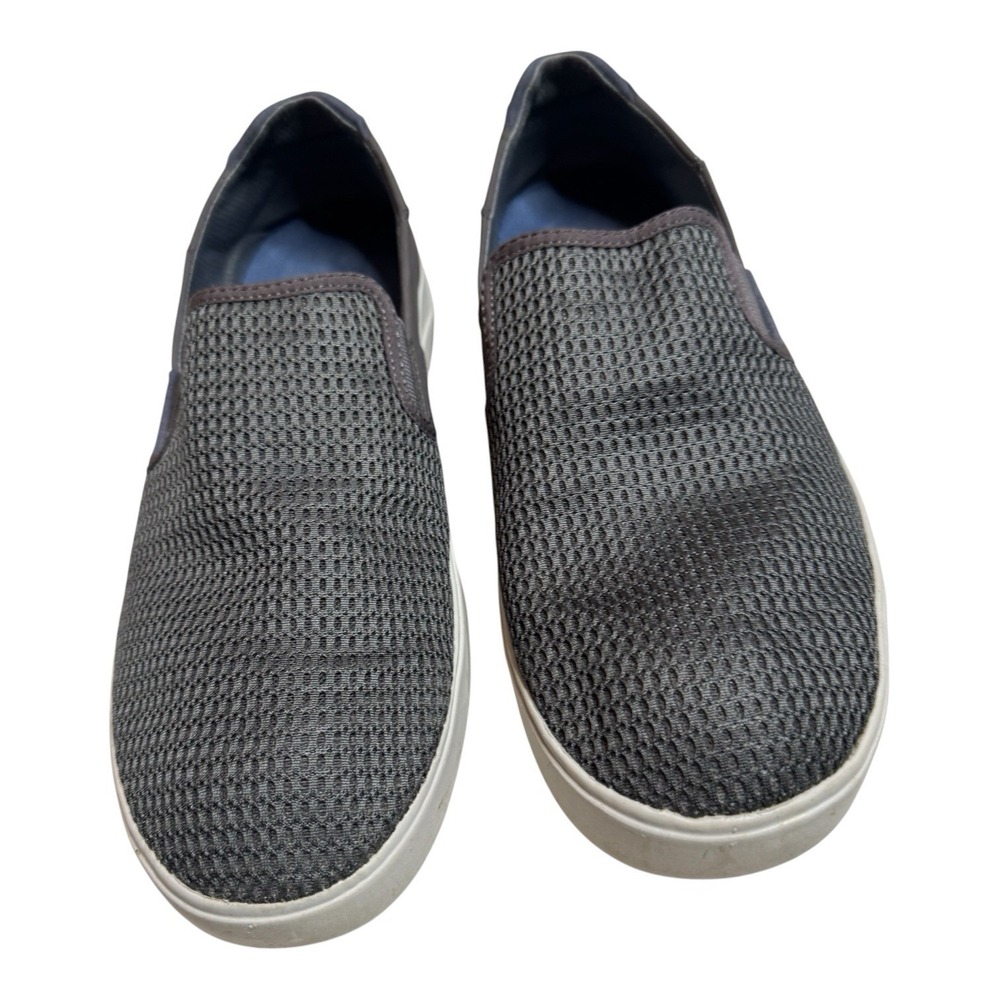 Men's Sz 12 Okukai Lae'ahi Slip On Gray Sneakers Shoes Mesh Comfortable